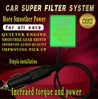 auto super electronic filter car pick up fuel saver voltage stabilizer increases horse and torque for all nissan car styling