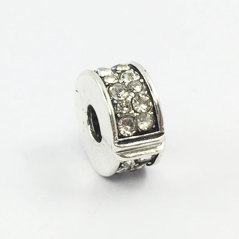 DIY кристальных шайб зажимы остановился Сафти бусины-шармы в европейском стиле