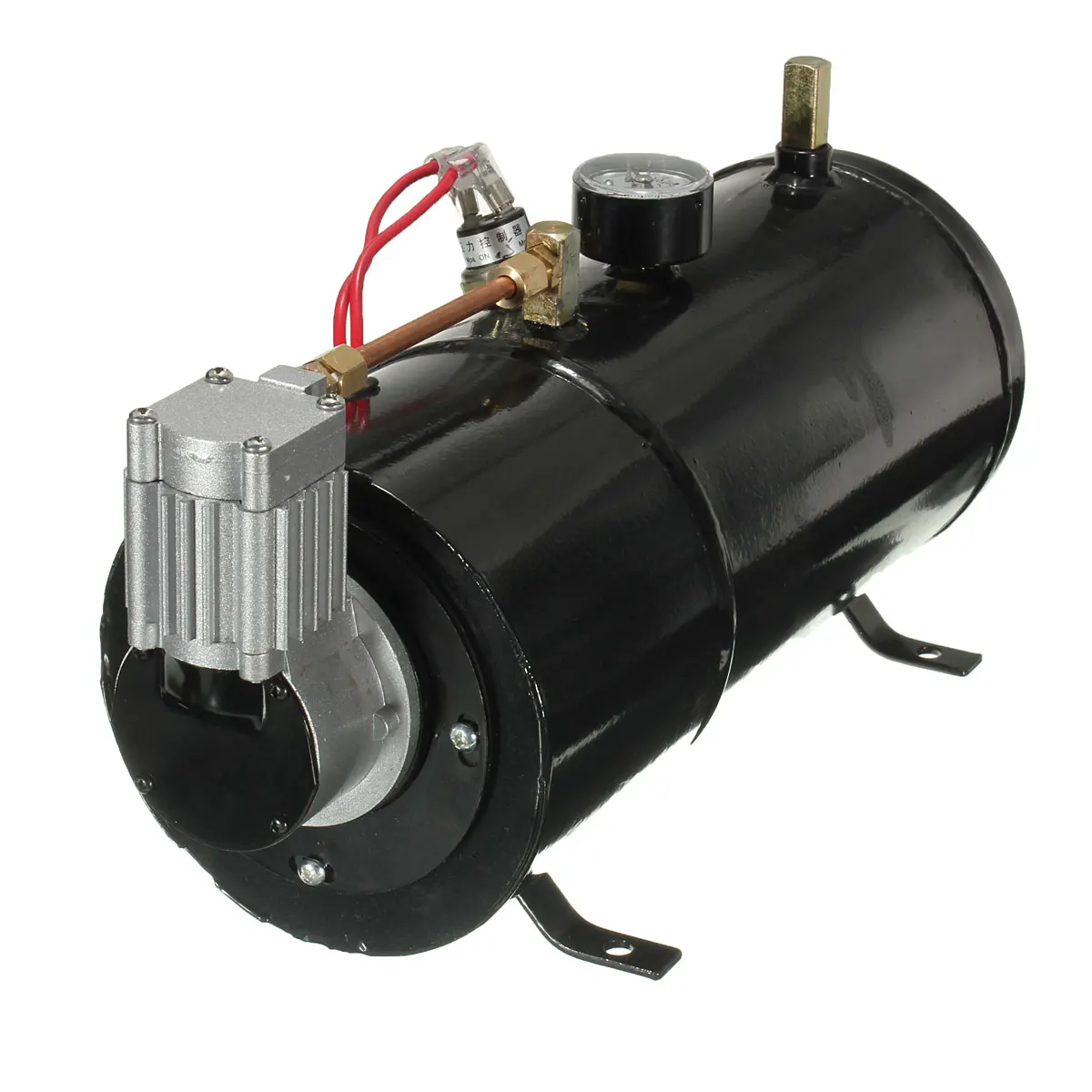 Для воздушного рога поезда грузовика Авто велосипеды шины l110 PSI 24V Компрессор Электрический воздушный компрессор с 3 литрами Емкость бака H004 B1