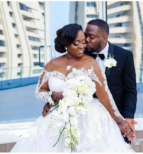 Платье Свадебное в африканском стиле с длинным рукавом | Свадьбы и торжества