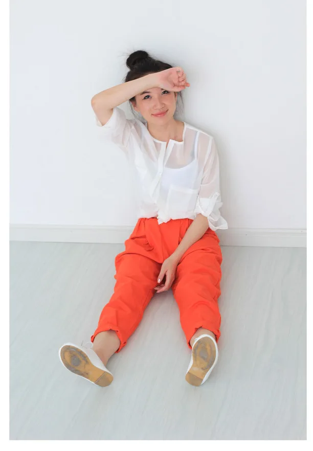 New summer Korean loose pants women linen plus size Slim casual | Женская одежда