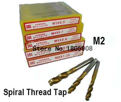 Бесплатная доставка M2X0.4 10 шт. YAMAWA HSS thread tap специальный резьбовой кран из
