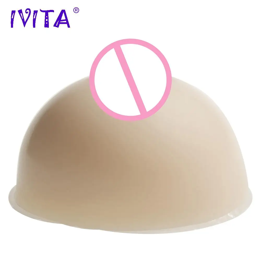 IVITA 1800 г реалистичные полностью силиконовые искусственные груди формы накладные