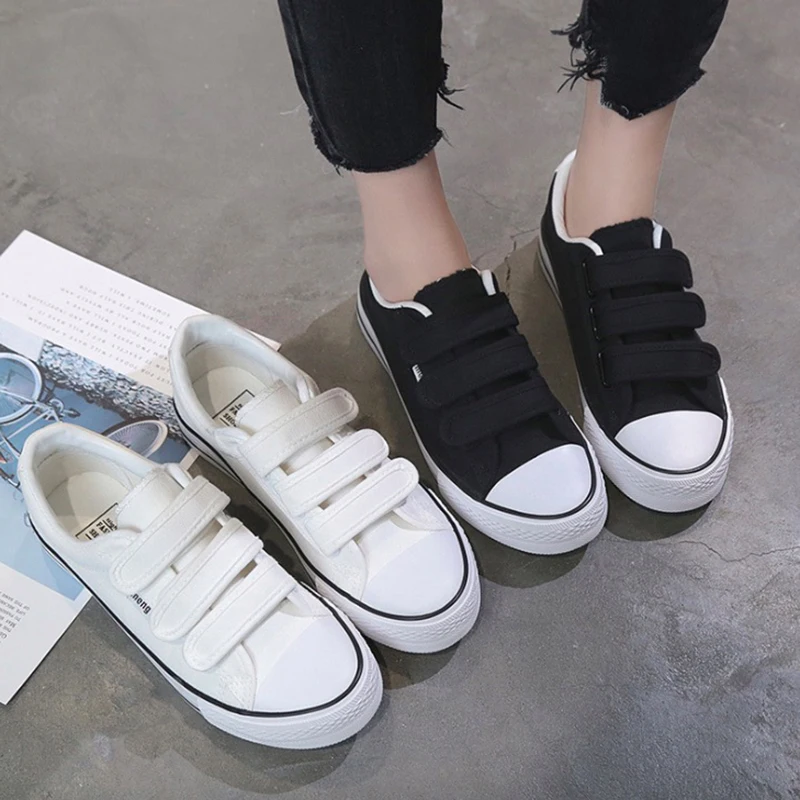 Женская парусиновая обувь коллекция 2019 года модная женская повседневная на