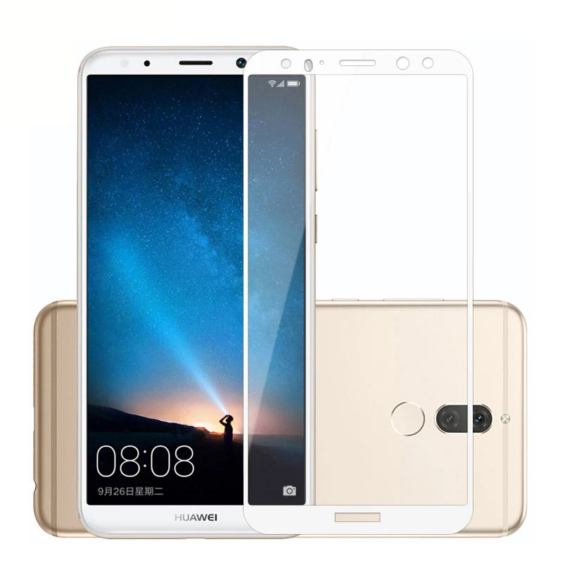 9H 3D закаленное стекло для Huawei Nova 2i полное покрытие Взрывозащищенная защитная