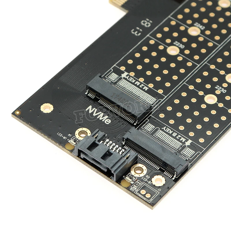 M.2 NVMe SSD NGFF к PCI-E X4 адаптер карты M ключ + B двойной интерфейс | Компьютеры и офис