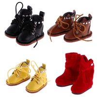 16 scale dolls pair of cute pu leather boots shoes fit for 12 blythe doll dress up dolls fashion shoes dolls accessories
