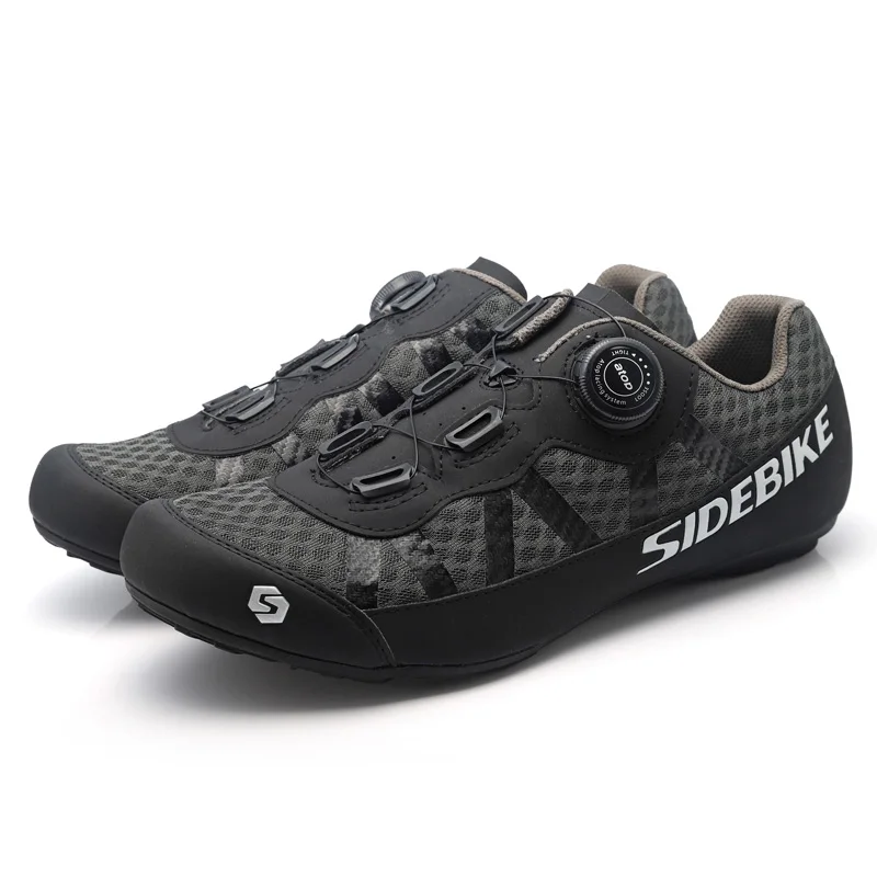 gray sidebike, обувь для горного велосипеда, нескользящая, для отдыха, для шоссейного велосипеда, обувь для велоспорта, для мужчин и женщин, Ультралегкая, 565 г, дышащая, нескользящая - Цвет: gray