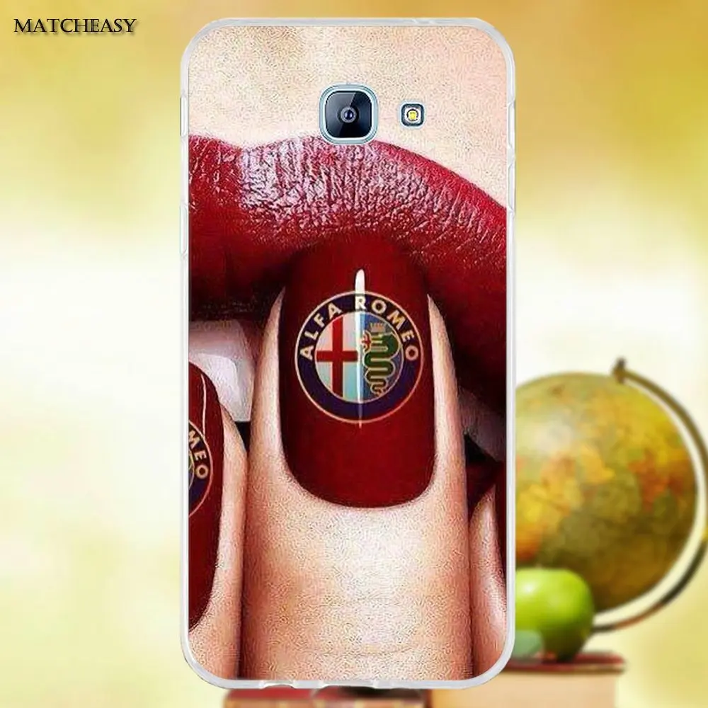 Oedmeb мягкий TPU чехол для мобильного телефона, чехол для Samsung Galaxy A3 A5 A7 J1 J2 J3 J5 J7 Alfa Romeo в итальянском стиле