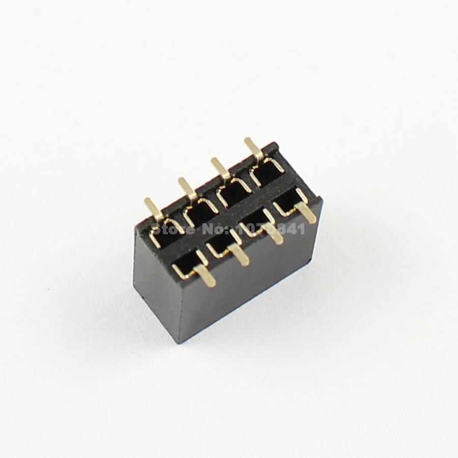 20 штук 2 54 мм Шаг 2x4 Pin 8 женский двойной ряд штыревой разъём SMT полосы|pin strip female|strip |