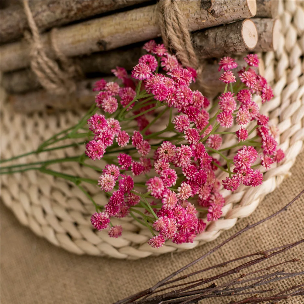 rose red Маленькая искусственная ромашка, Камелия, искусственная кожа, мягкий клей, цветы, пластик, цветы, вечерние, домашний декор, свадебные аксессуары, мини, искусственный цветок, подарок - Цвет: rose red