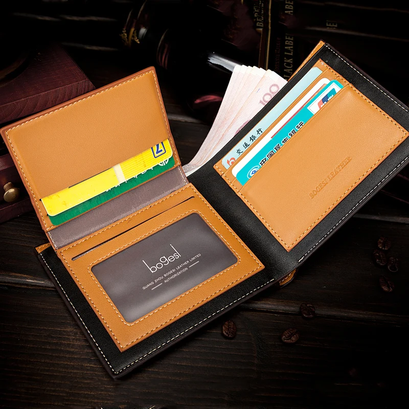 Мужские кошельки известный бренд мужской кошелек мужские для денег Новый