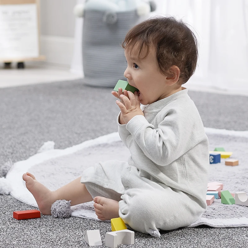 Babycare 101 шт строительные блоки деревянные игрушки Разноцветные безопасные