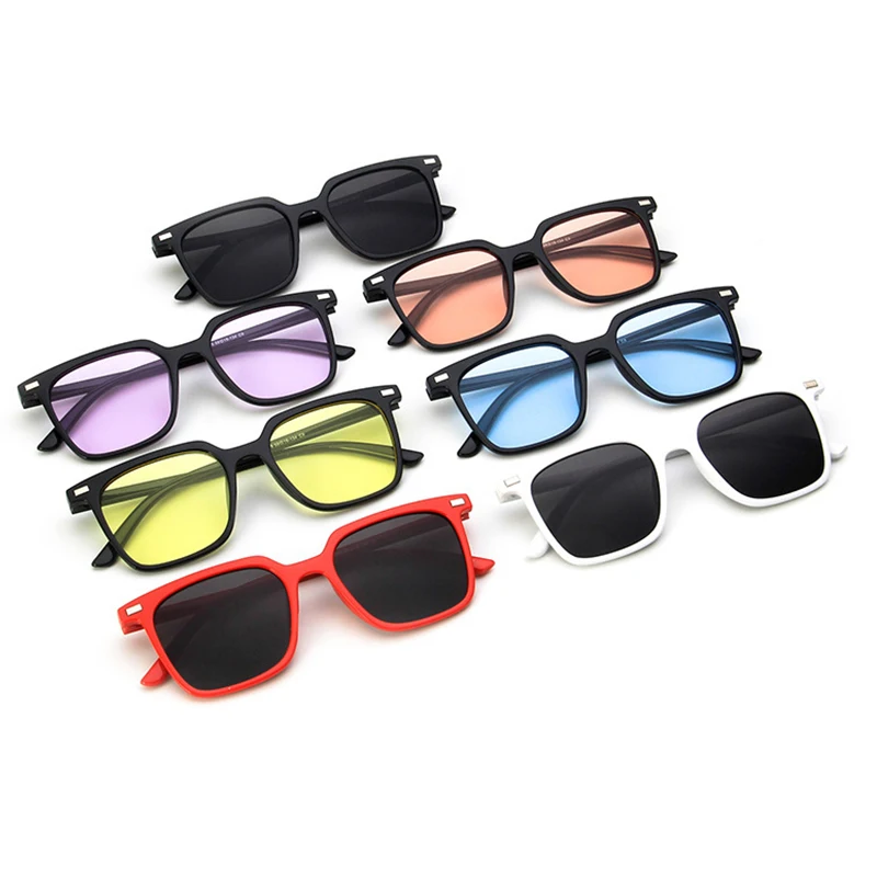 Солнцезащитные очки унисекс квадратные солнечные аксессуары UV400 в стиле ретро