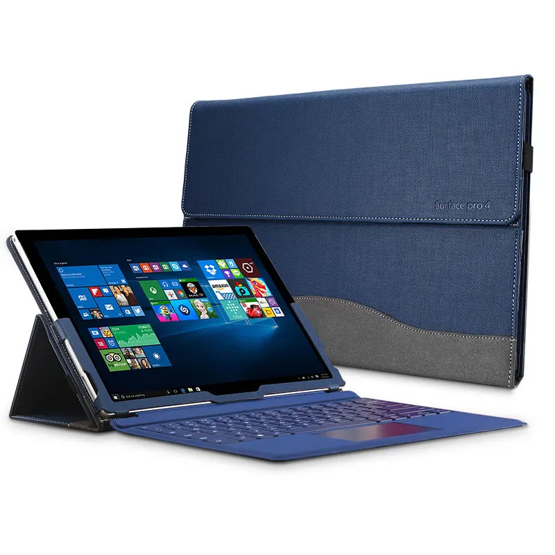 Чехол для планшета Microsoft Surface Pro 4 12 3 дюйма 2015 чехол подставка из искусственной