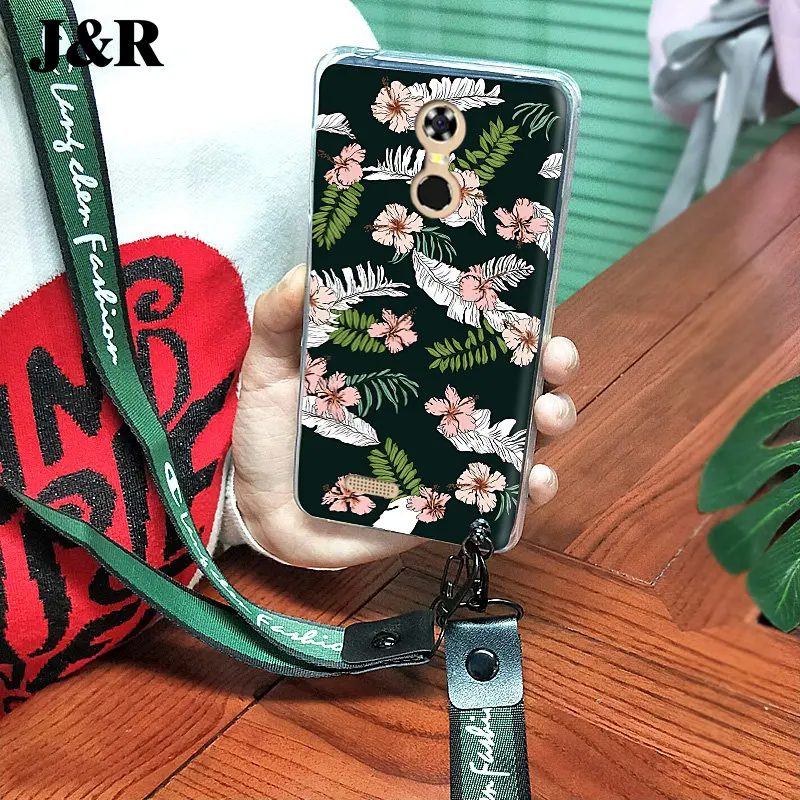 For Oukitel C8 Case Silicon Soft TPU Back Cover Capa 5.5 inch Painting Protective Phone Cases Funda With Lanyard |