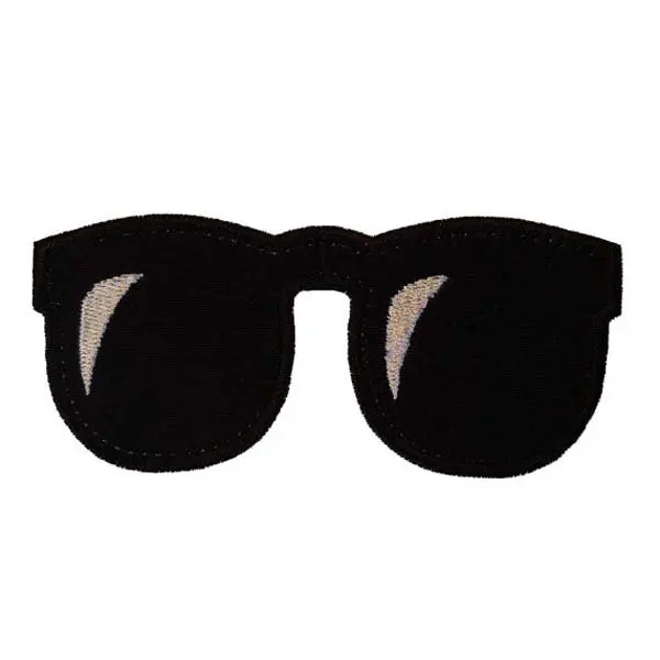 Очки вышивка Куртка Патчи железа на патчи хлопковые этикетки для одежды отрезка