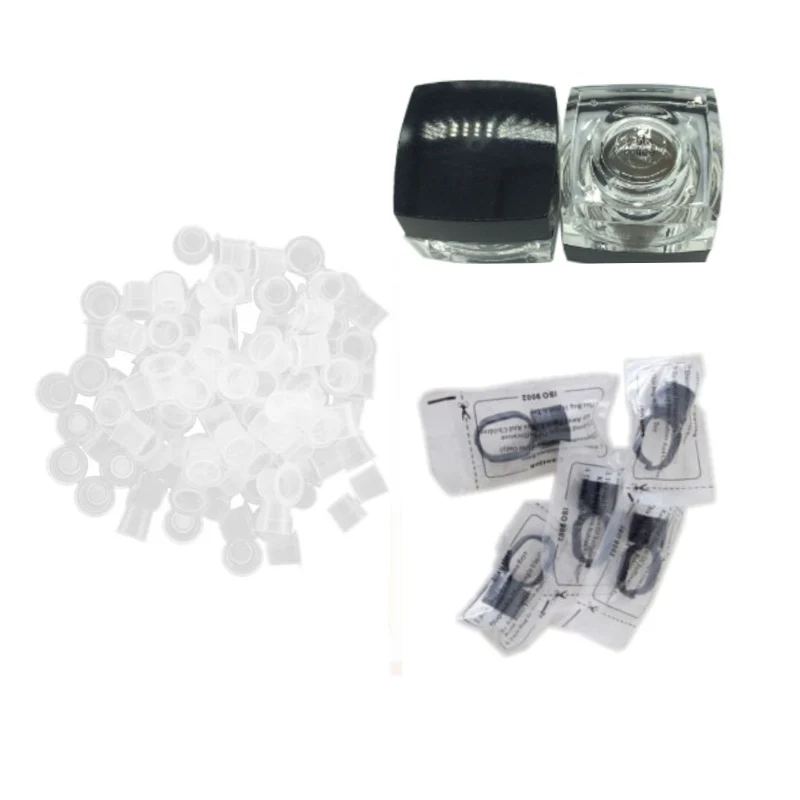 Машинка для перманентного макияжа бровей Royun 20 шт. игл чашка чернил набор
