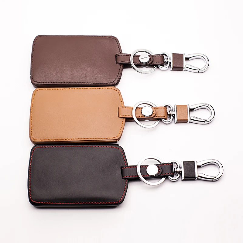 

Leather car key cover protector for Renault Kerry Kale proud of the landscape card Bin remote control key keyboard cover shell