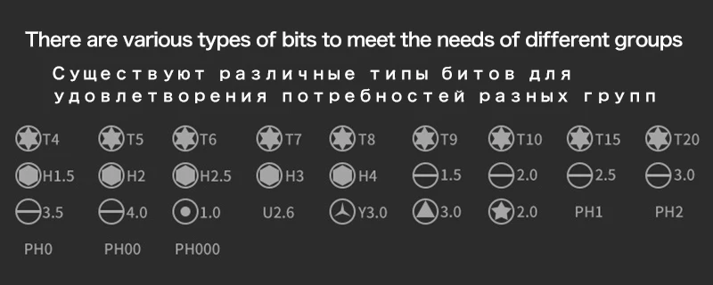 Jewii Набор отверток 32 в 1 Магнитная головка винта биты с длинным полюсом Torx Phillips Набор инструментов для ремонта мобильного телефона цифровой