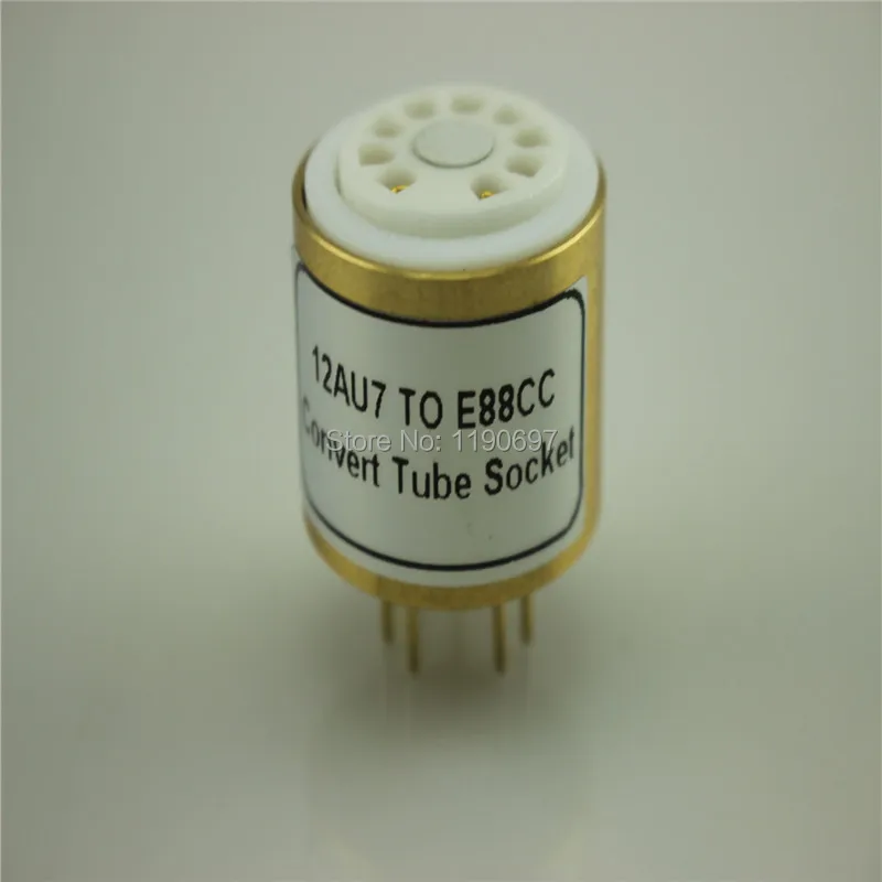 1 шт. 12AU7 12AX7 12AT7 ECC83(сверху) к ECC88 E88CC 6922(снизу) трубка DIY звуковая вакуумная трубка адаптер розетка конвертер