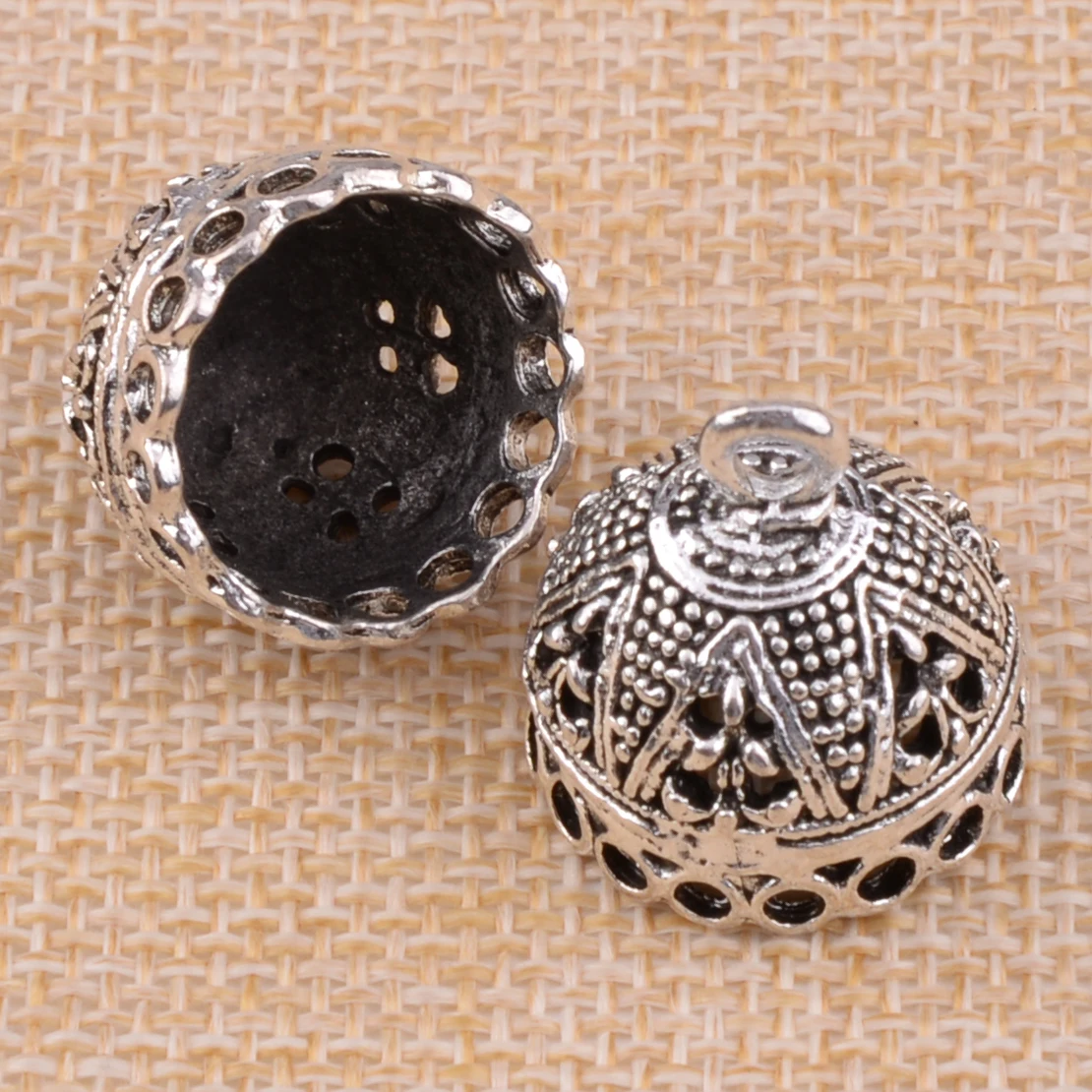 10 шт. антикварные подвески из серебра колокол Форма самодельные результаты