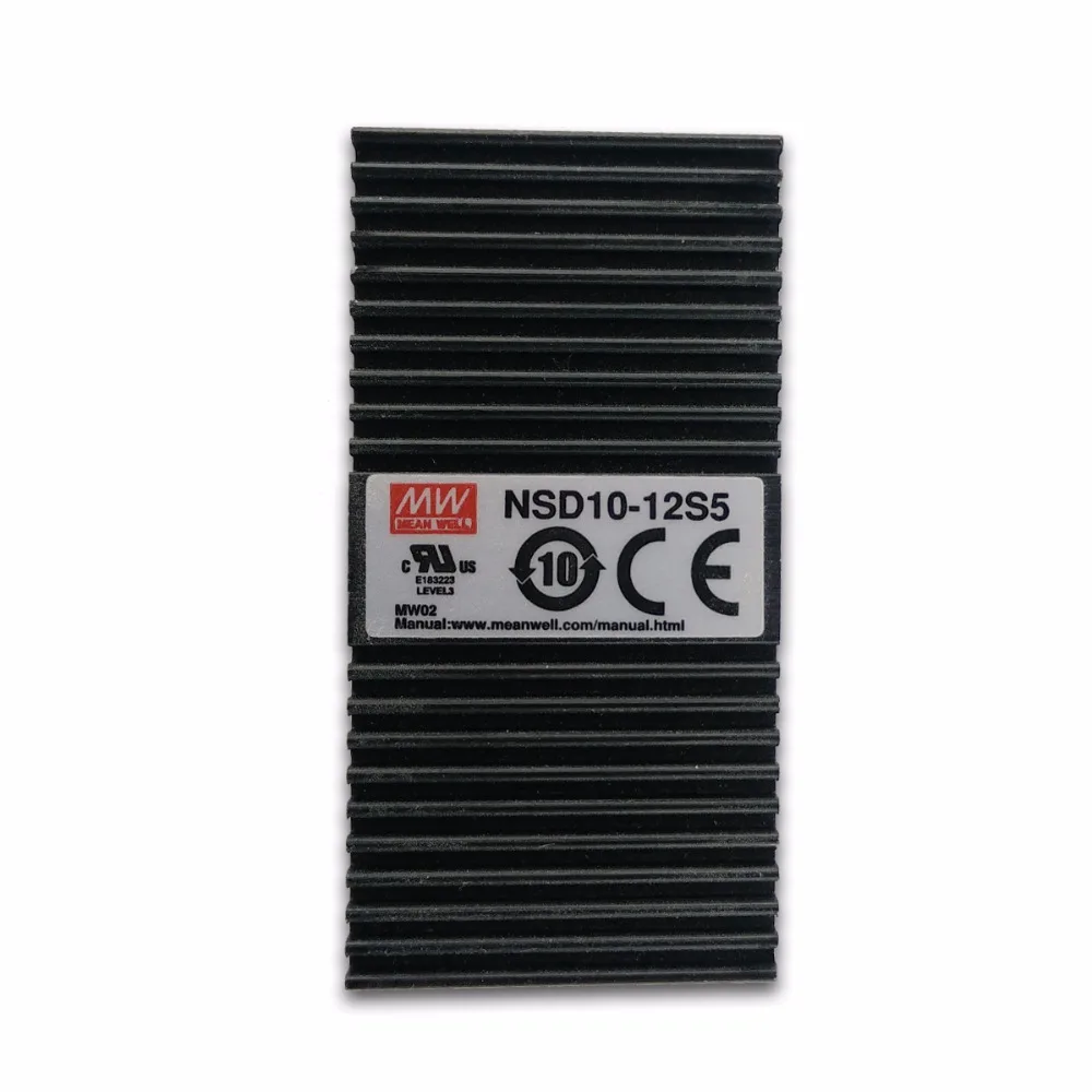 Оригинальный Meanwell изолированный конвертер постоянного тока NSD10 48S5 5V 2A 10W источник