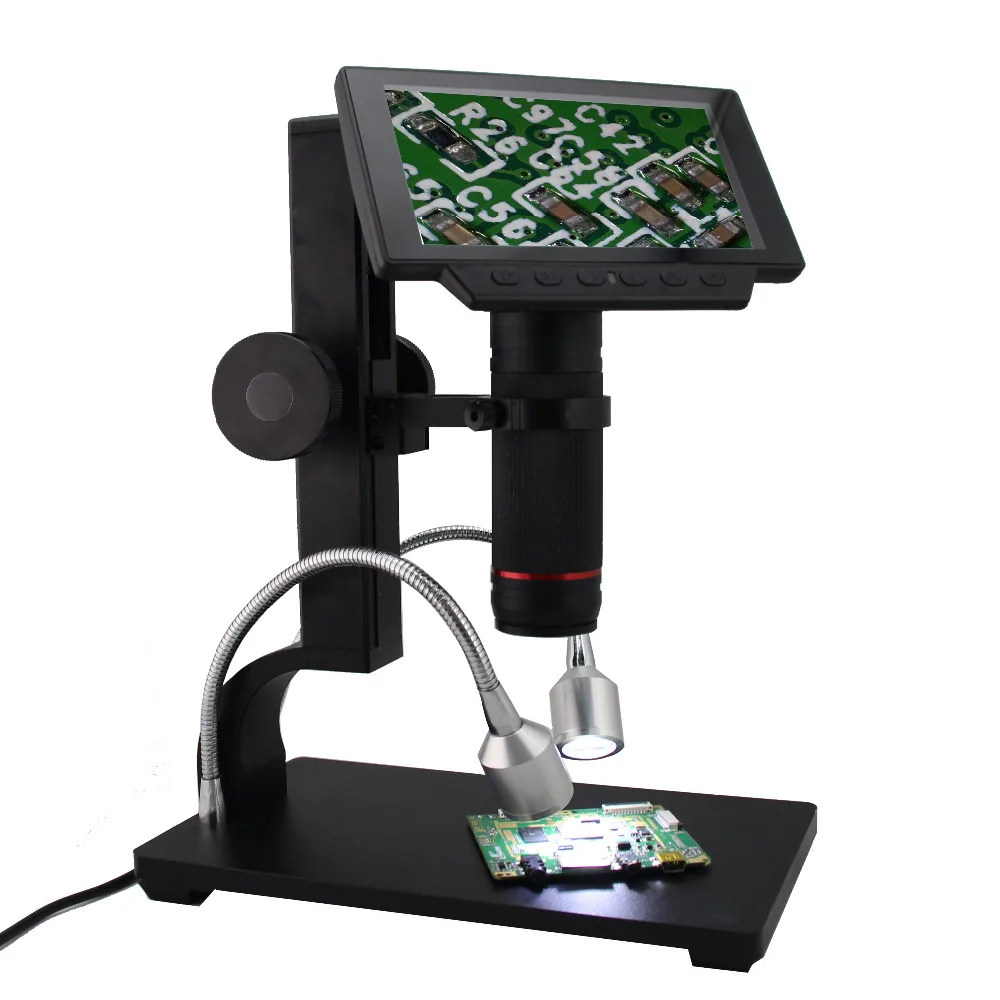 12MP 1080P Digital Video Microscope Industrail Camera 560X Zoom HDMI USB Mini For Phone PCB Soldering Repair | Инструменты