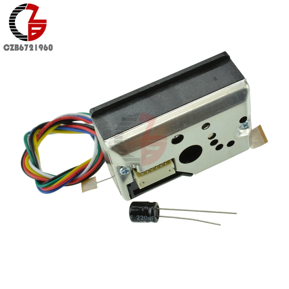 GP2Y1010AU0F Компактный Оптический датчик пыли дыма с кабелем Новинка|sensor smoke|sensor