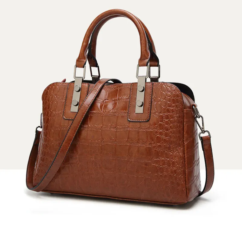 Brown Tote Bags Сумки с ручками сверху для женщин, роскошные сумки, женские сумки, дизайнерские сумки, известный бренд, сумки через плечо, сумки через плечо, Bolsa Feminina - Цвет: Brown Tote Bags