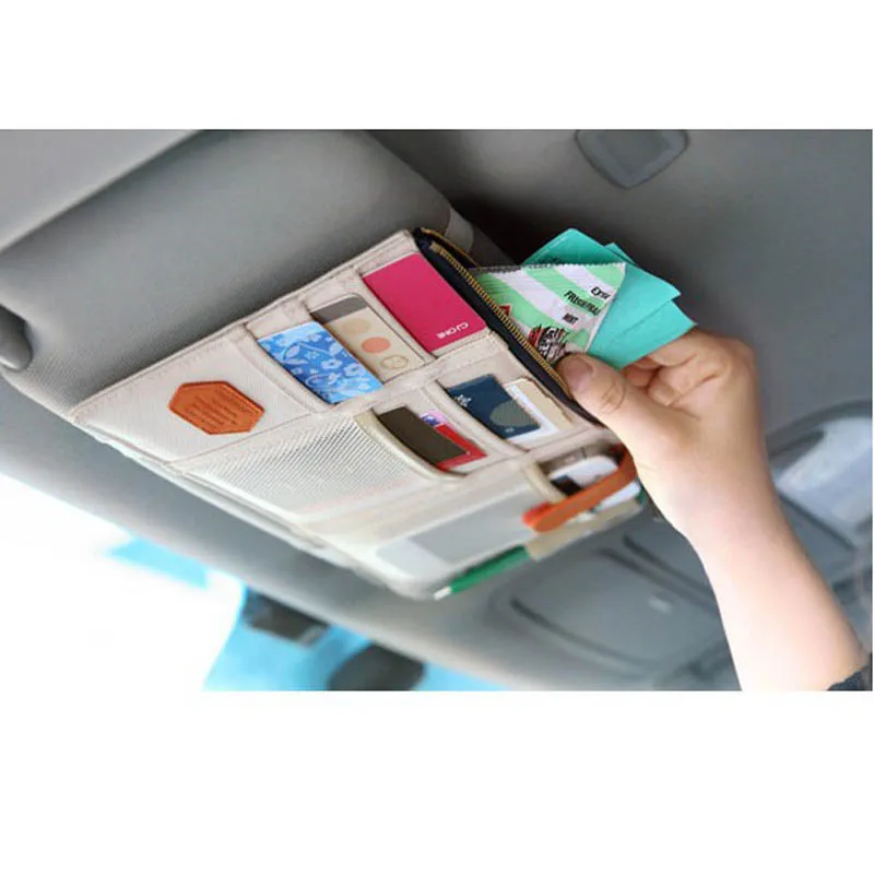 Многофункциональная сумка для хранения солнцезащитных козырьков папка карт