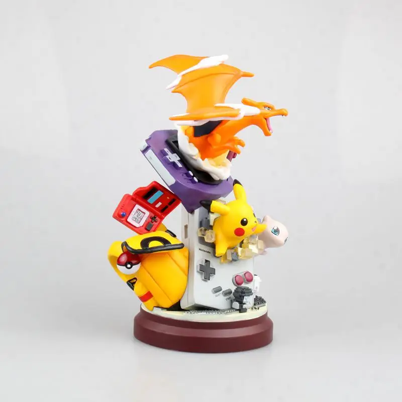 18,5 см Pikachu& Charizard новая игра GameBoy ПВХ фигурка игры коллекции фанатов Детская кукла игрушки, лучшие подарки