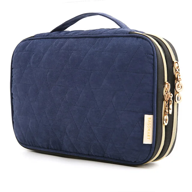 BAGSMART, женские дорожные сумки, двойной слой, держатель для ювелирных изделий, ожерелье, браслет, серьги, кольцо, сумка для часов, органайзер для ювелирных изделий, чехлы