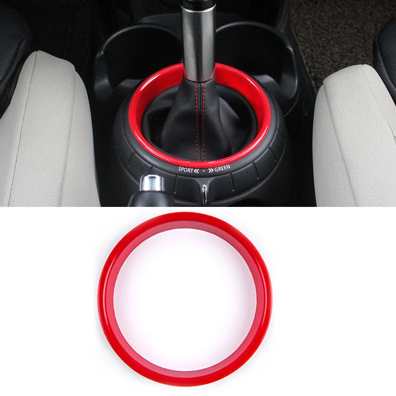 Gear Shift 1pcs ABS интерьер центр вентиляционное отверстие приборной панели переключения передач рулевое колесо кольцо крышки наклейки для Mini Cooper Clubman F54 автомобиль-Стайлинг - Название цвета: Gear Shift 1pcs