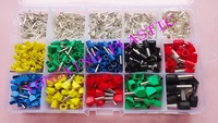 6 color 15 value 1315pcslot bootlace cooper ferrules kit set wire copper crimp connector insulated cord pin end terminal