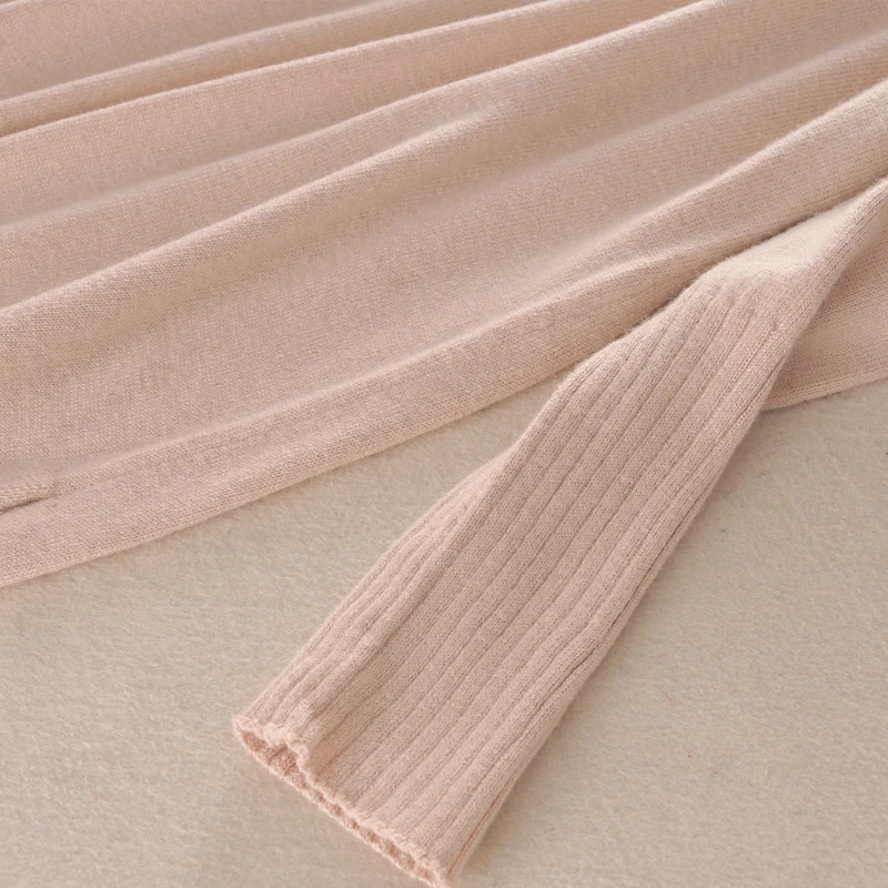 Новое поступление свободные кашемировые свитера с v-образным вырезом разрезом