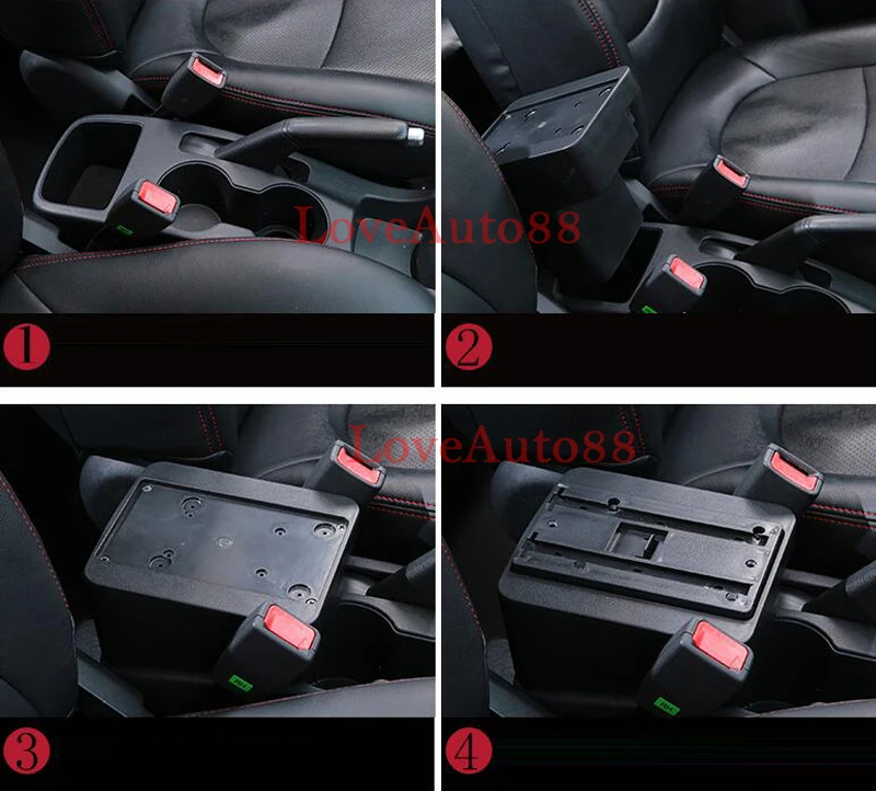 Для Suzuki Ignis подлокотник коробка центральный магазин содержание коробка Подстаканник Пепельница интерьер автомобиля-Стайлинг украшения аксессуары часть