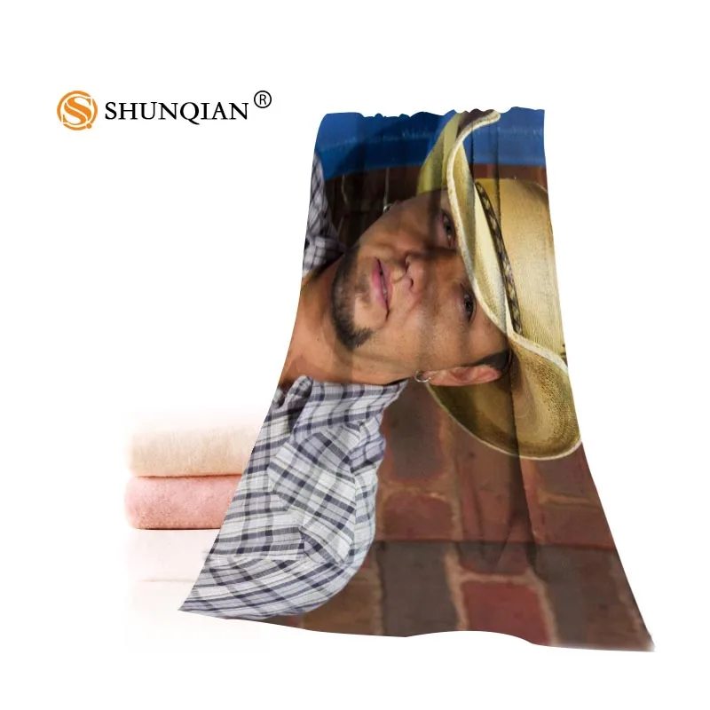 

Custom Jason Aldean 35x75cm Face Towels Facecloth Microfiber Washcloth Quick drying Sports Towel