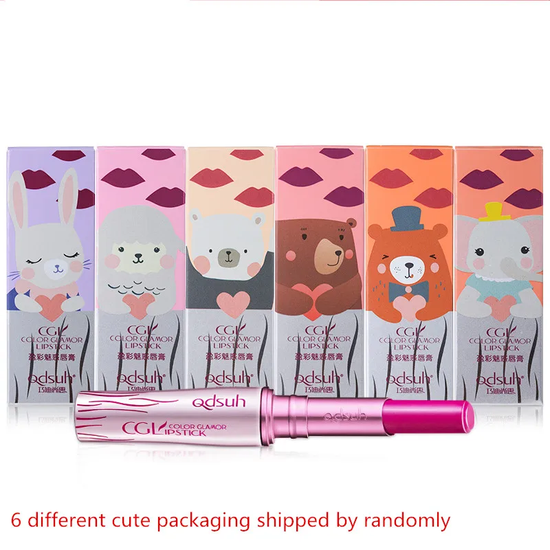 Qdsuh Makeup matte lipstick waterproof lips make up cosmetics lip Long Lasting Kissproof All Day Lipstick hot selling batom set |