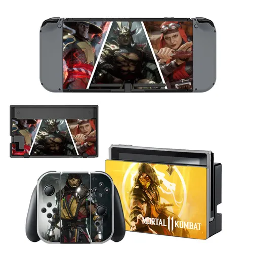 YSNS1976 Наклейка mmoral Kombat для nintendo Switch наклейка кожа для nintendo Switch NS консоль и Joy-Con контроллер винил - Цвет: YSNS1976