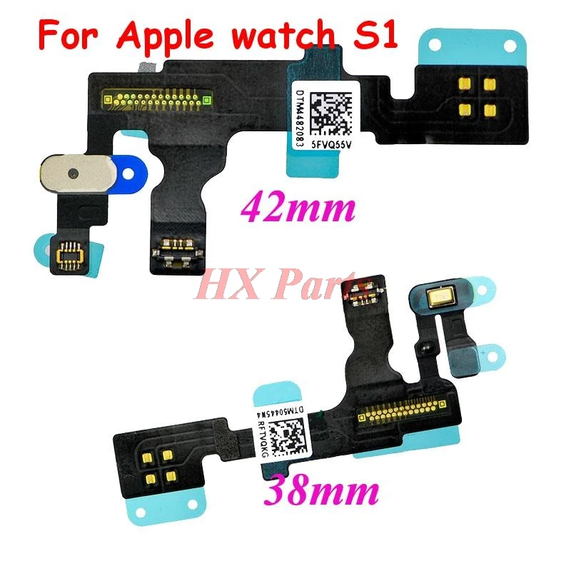 Для Apple Watch серии 1 S1 42 мм 38 мм и нержавеющая сталь металлический корпус микрофона гибкий кабель для подключения гибкий кабель материнской платы Ремонт Запчасти
