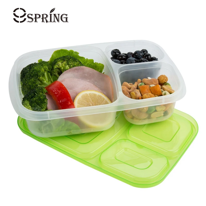 2 шт ланч боксы Пластиковая бенто бокс контейнер для еды ланчбокс с разделителемо
