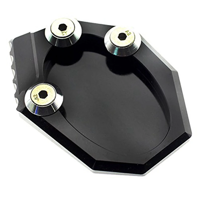 Мотоцикл 2014 CNC Kickstand Kick Stank Удлиняющая ножная Накладка для KAWASAKI VERSYS 650 2010 KLX250 2009