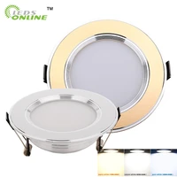led ceiling downlight 2 5 inch 3 inch 3w 5w 7w led recessed cabinet wall spot light down lamp gold silver cold white warm white