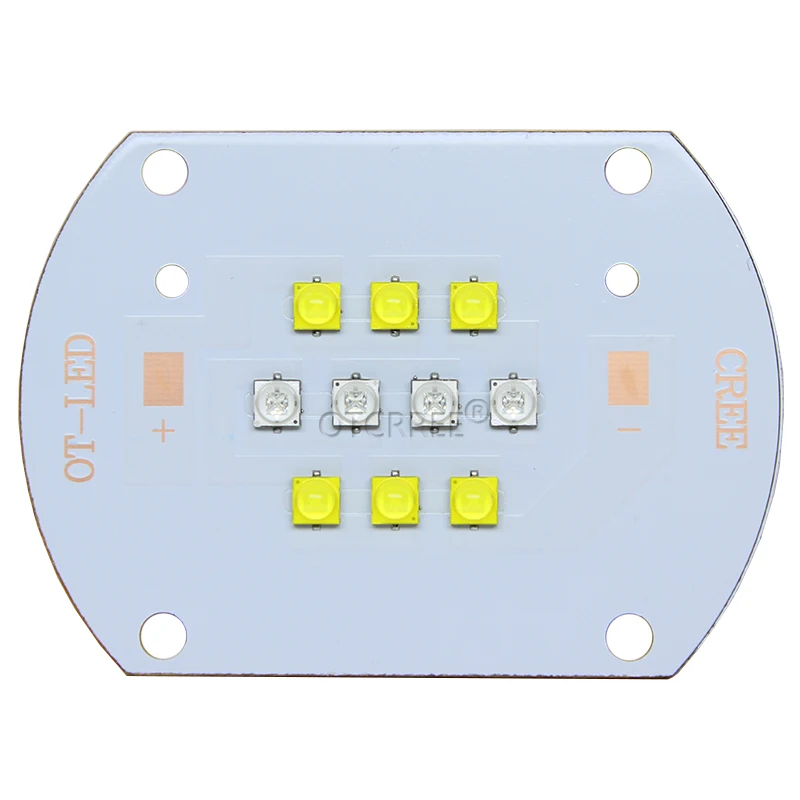 50 Вт Cree Xlamp xWhite 6 шт. 6500K и 4 Королевский синий нм светодиодный излучатель лампочка