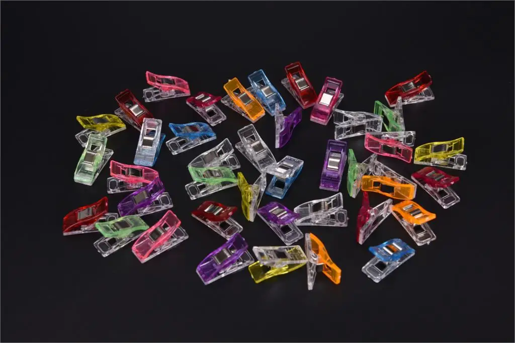10PCS/LOT multicolor Plastic Clips Quilt Quilting Clip Clover For Patchwork Sewing DIY Crafts | Дом и сад