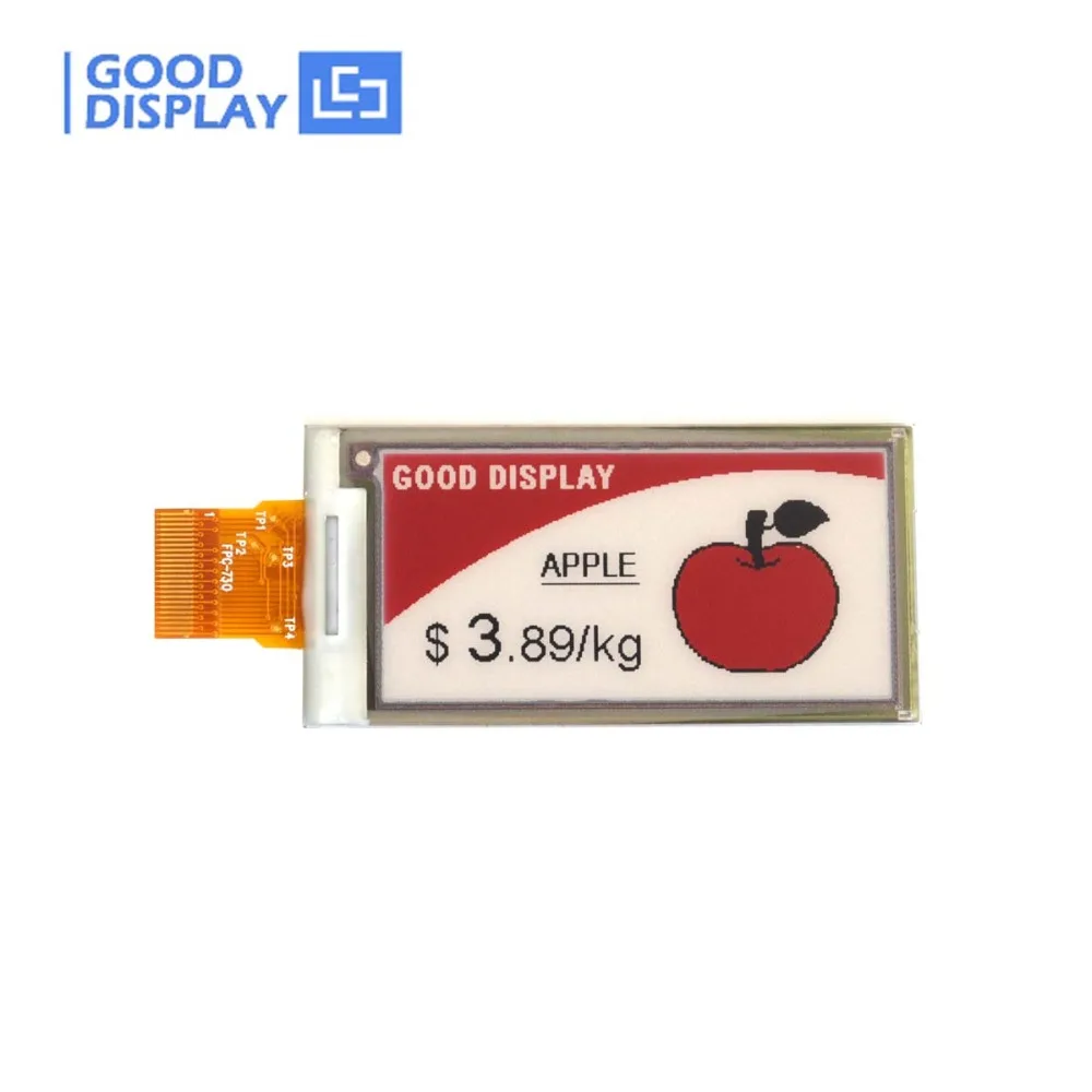 2,13 дюймовый трехцветный eink дисплей SPI интерфейс epaper дисплей
