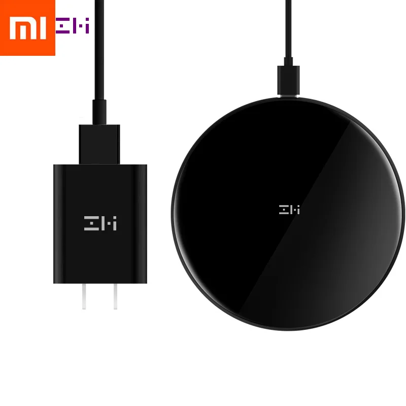 Оригинальное Беспроводное зарядное устройство Xiaomi ZMI, умный выход для iPhoen, для samsung, кабель USB-type-C с QC 3,0, 18 Вт, быстрое зарядное устройство