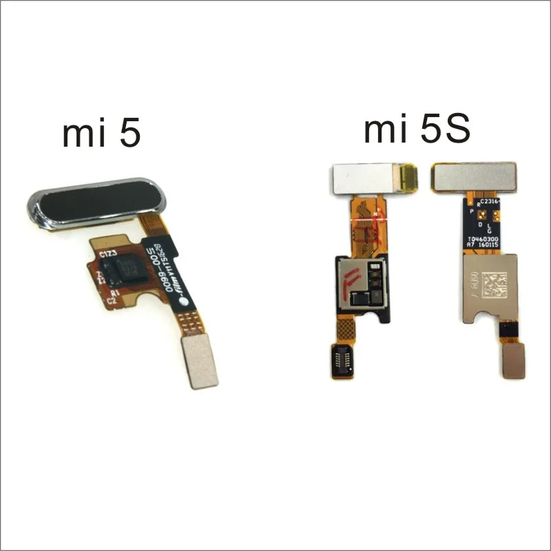 Новая кнопка домой для Xiaomi 5 MI5 MI 5S сенсорный датчик отпечатков пальцев гибкий