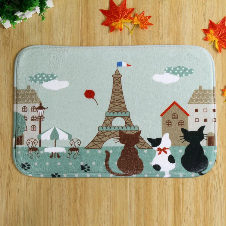 Последний дизайн зеленая башня котенок спальня дома перед Нескользящие